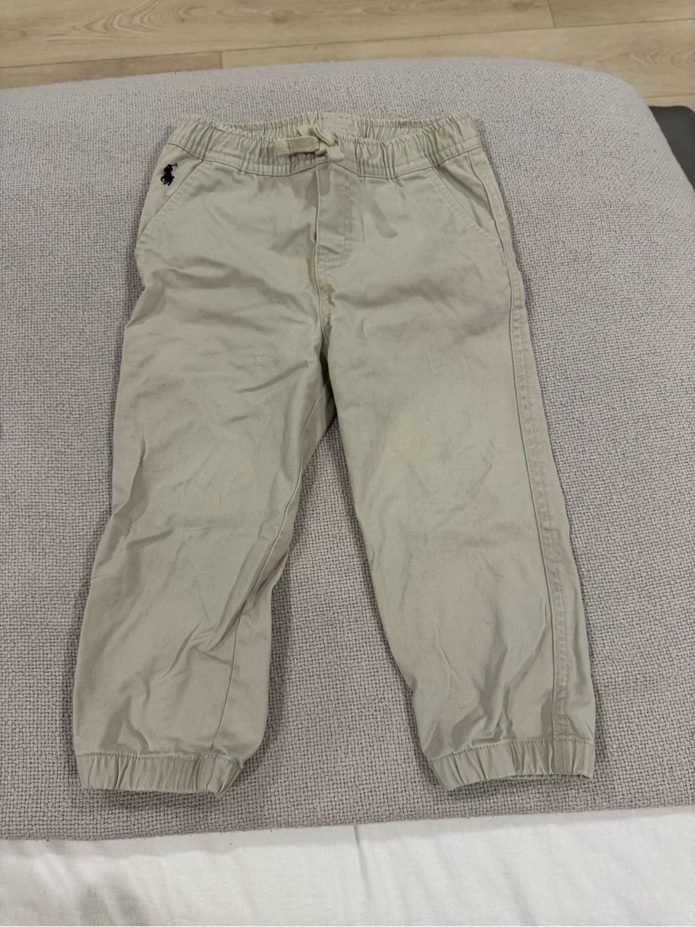 Ralph Lauren Kids Tan Elastic-Waist Joggers